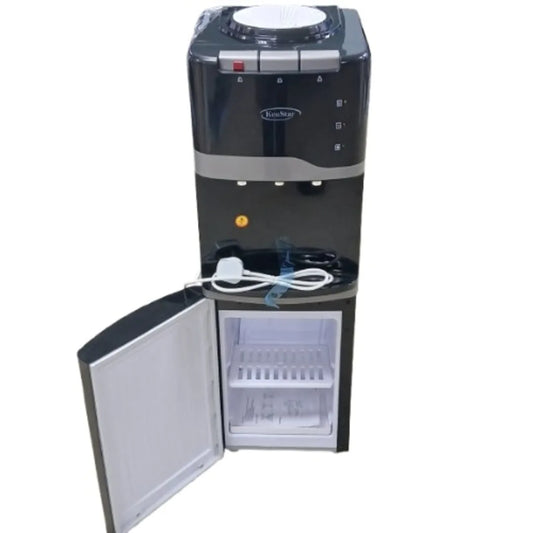 Kenstar 3-Tap Top-Loading Water Dispenser with Refrigerator, KS-WD3350TFB