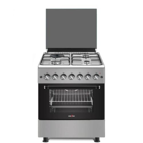 Kenstar 60x60 3 Burner + 1 Electric Hotplate Standing Gas Cooker KS-GCX6060-31E