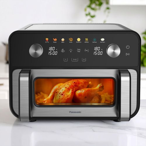 Panasonic Panasonic 9.6L Air Fryer, Gentle Steam With Smart Split-NF-BC1000 NF-BC1000KUA
