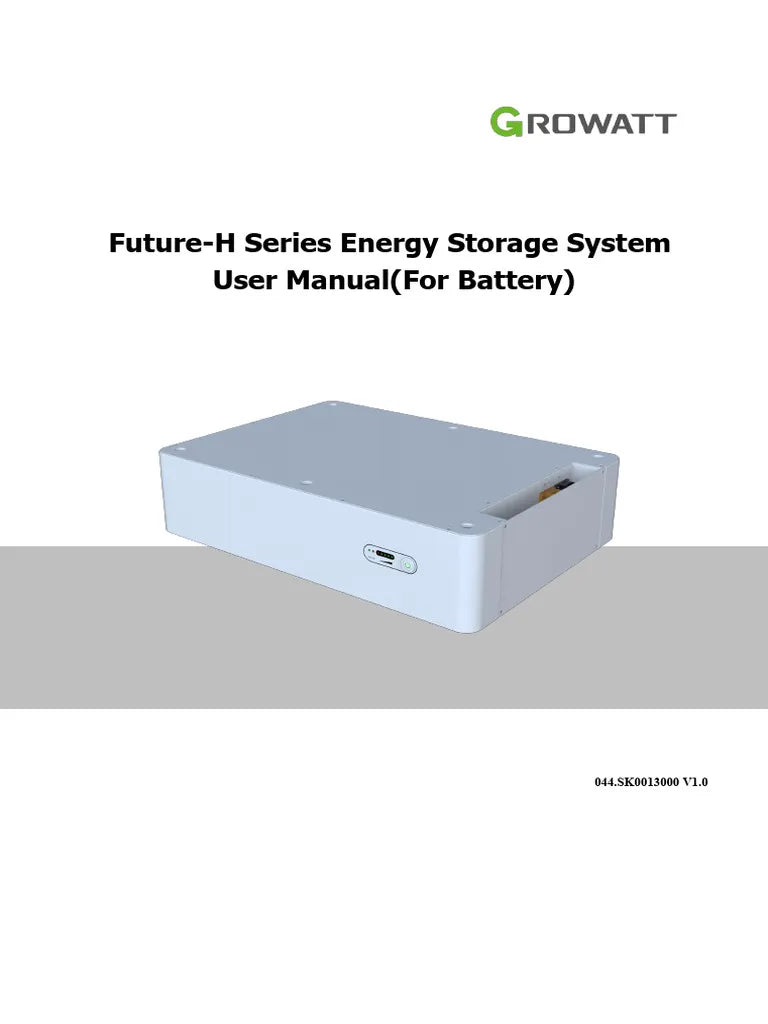 Growatt Rechargeable Lithium Ion Battery 5.12 Kwh ABM 5-LS-B1-H
