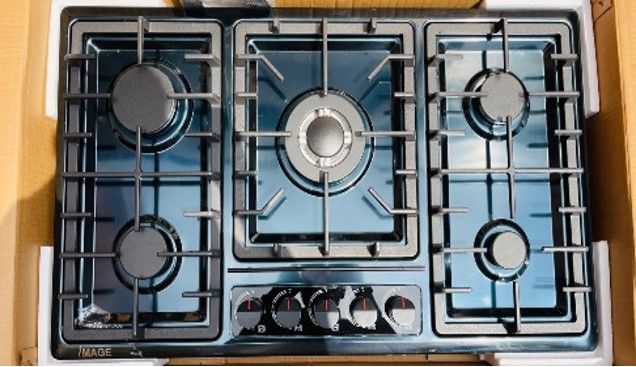 IMAGE 5 BURNER BUILT IN GAS HOB IM-90SBB
