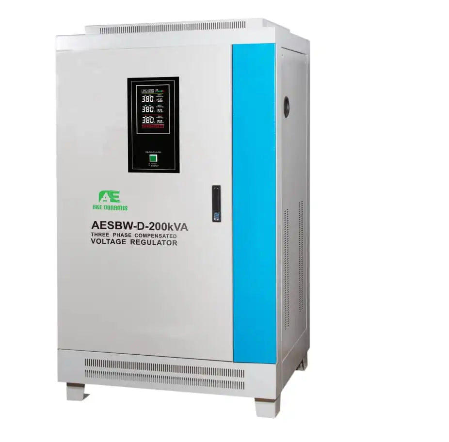 A&E DUNAMIS 200KVA 3phase Servo Voltage Stabilizer 304V-470 - AES3B-D- 200KVA