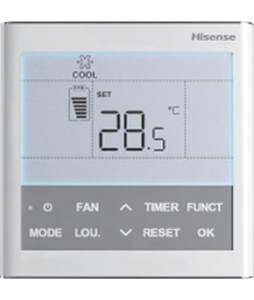 Hisense HYXE-VA01A HVAC Wired remote Controller - HIS-VRF-HYXE-VA01A