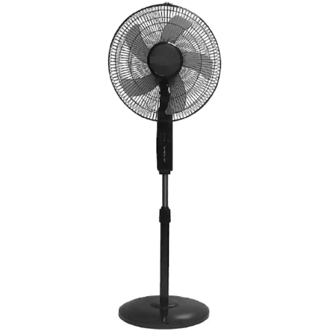 Admiral 18 Inch Rechargeable AC/DC Stand Fan 9 Speeds Remote Solar, ADKL-138