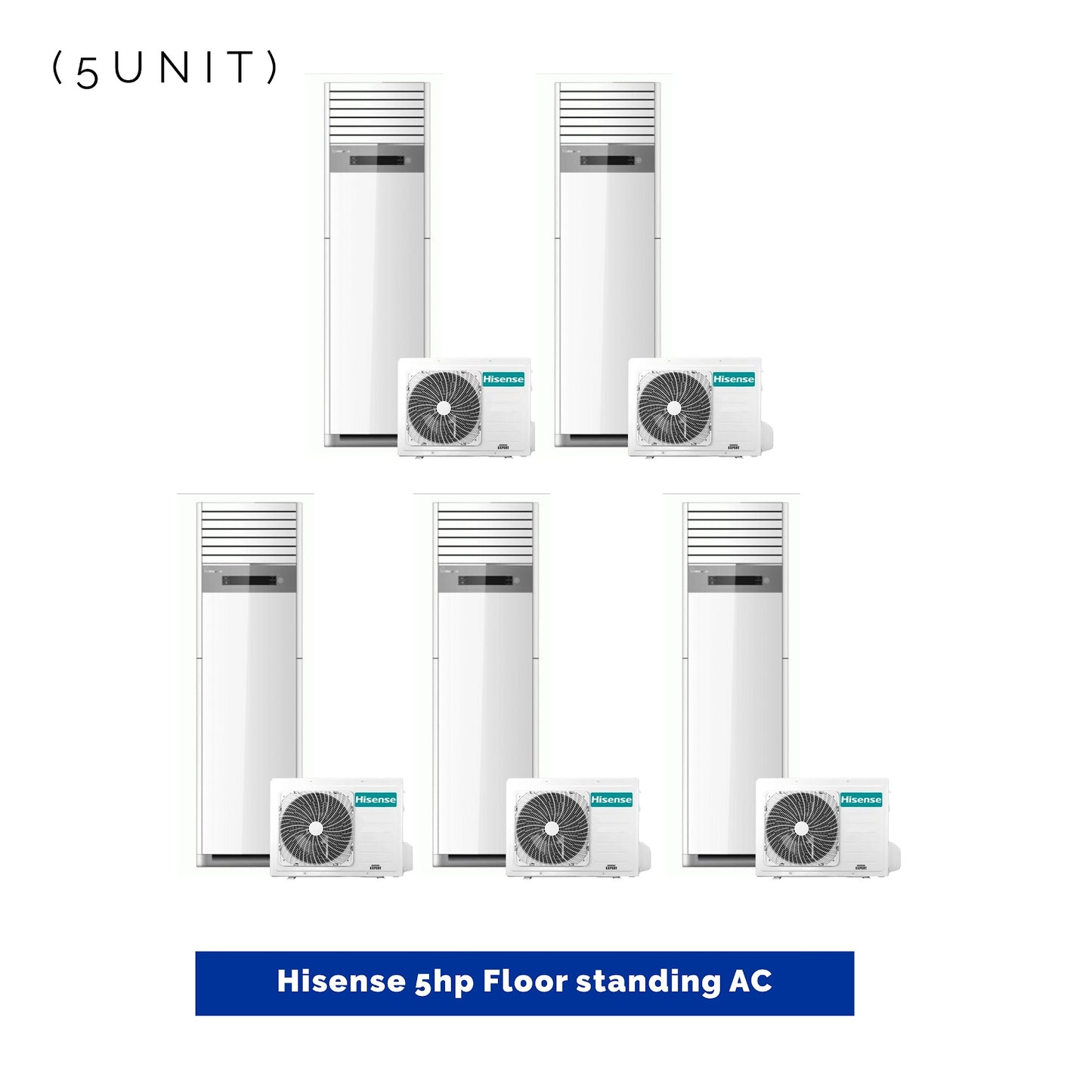 5 UNIT COMBO DEALS - Hisense 5hp Floor standing Air conditioner FS 5.0HP. Save ₦149,900! 😱🛒 on this Deal