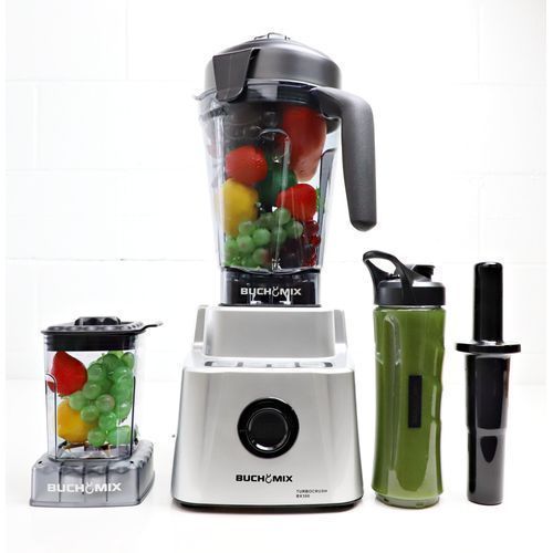 Buchymix Premium 3-in-1 Turbocrush Blender - 3Litres, 2200W, (BX300)-Silver