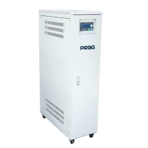 Prag High-Efficiency 60kVA AVR with Precise 3-Phase Voltage Control