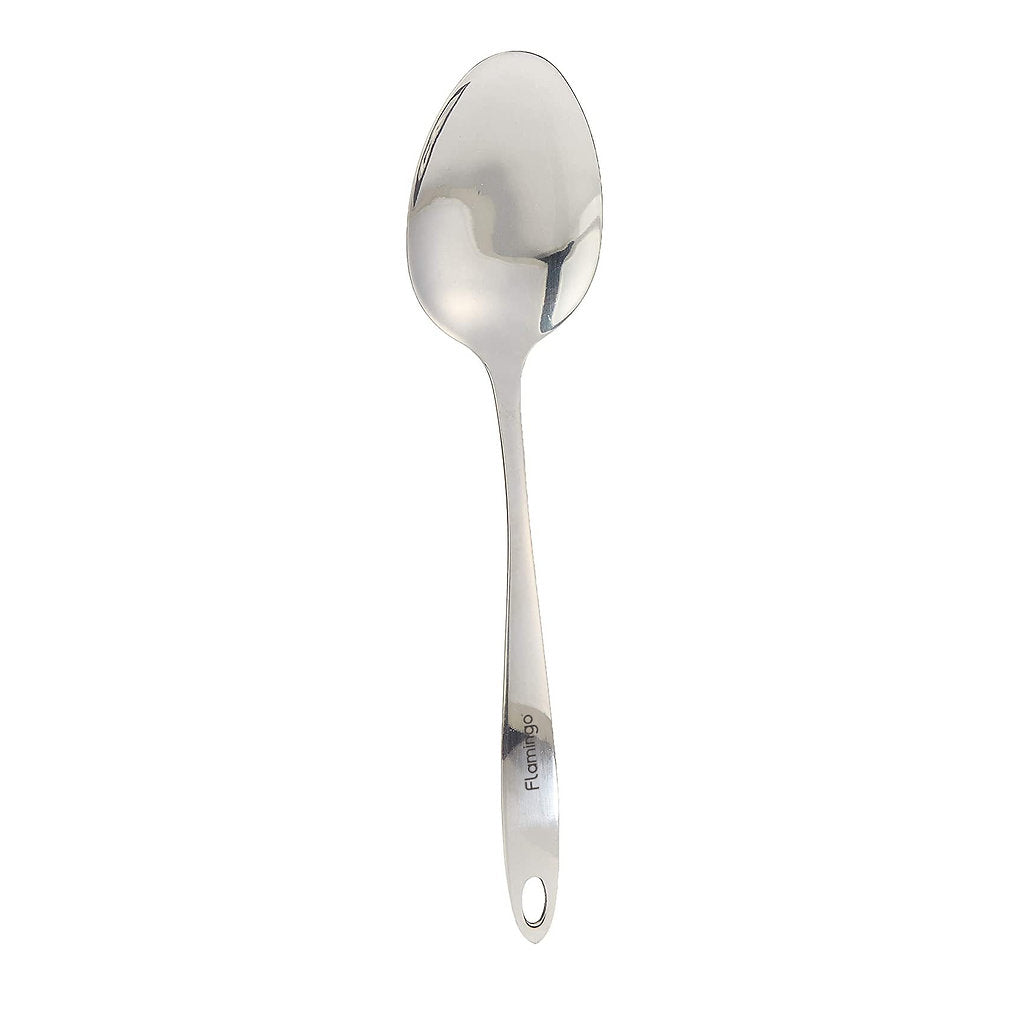 Flamingo Solid Spoon, Silver, FL4558KW