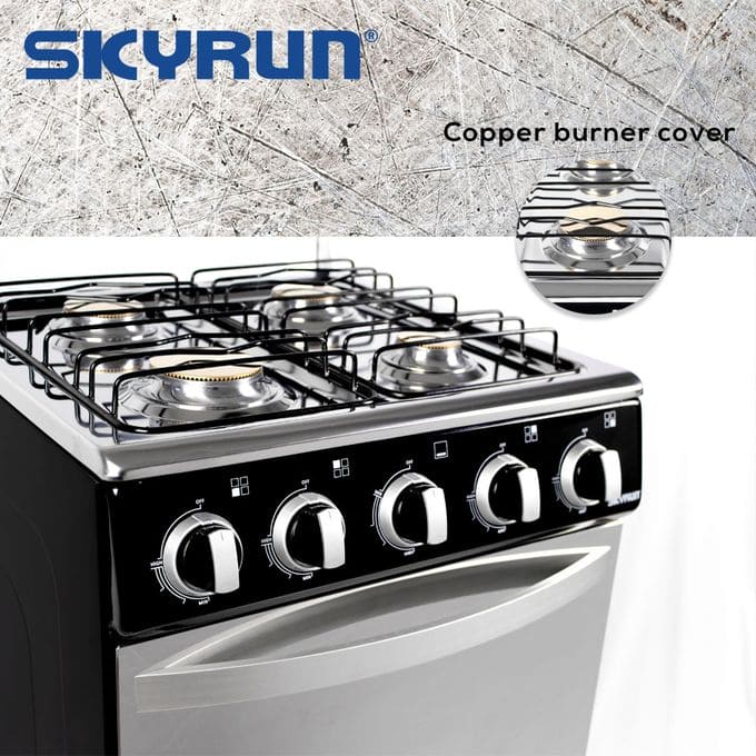 SKYRUN 4 Gas Burner Standing Cooker - GCS-4G/X
