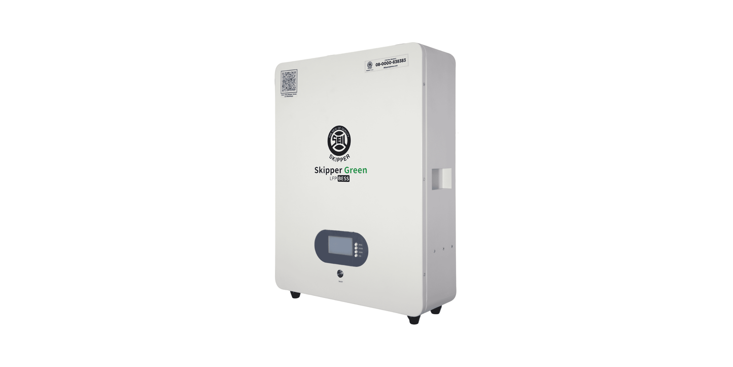 Skipper Green 5.12KWH Wall Mount Li-Ion Battery