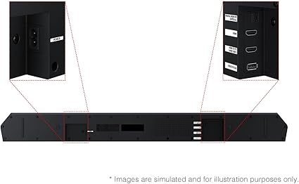 Samsung Q-Series Soundbar HW Q600F 3.1.2 ch Subwoofer 2025 Model HWQ600F/KE