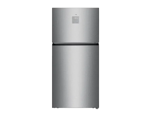 TCL 538L DOUBLE DOOR INVERTER FRIDGE NO-FROST SILVER P545TMS