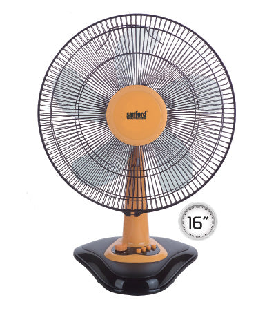 Sanford SF954TFN Table Fan - 3 Speeds Control,  1.0 Hour Timer, 55Watts