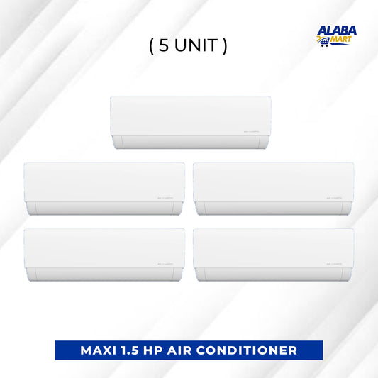 5 UNIT COMBO Maxi 1.5HP inverter Split Air condidition SPLI1.5HPINV. Save ₦15,000! 😱🛒 on this Deal