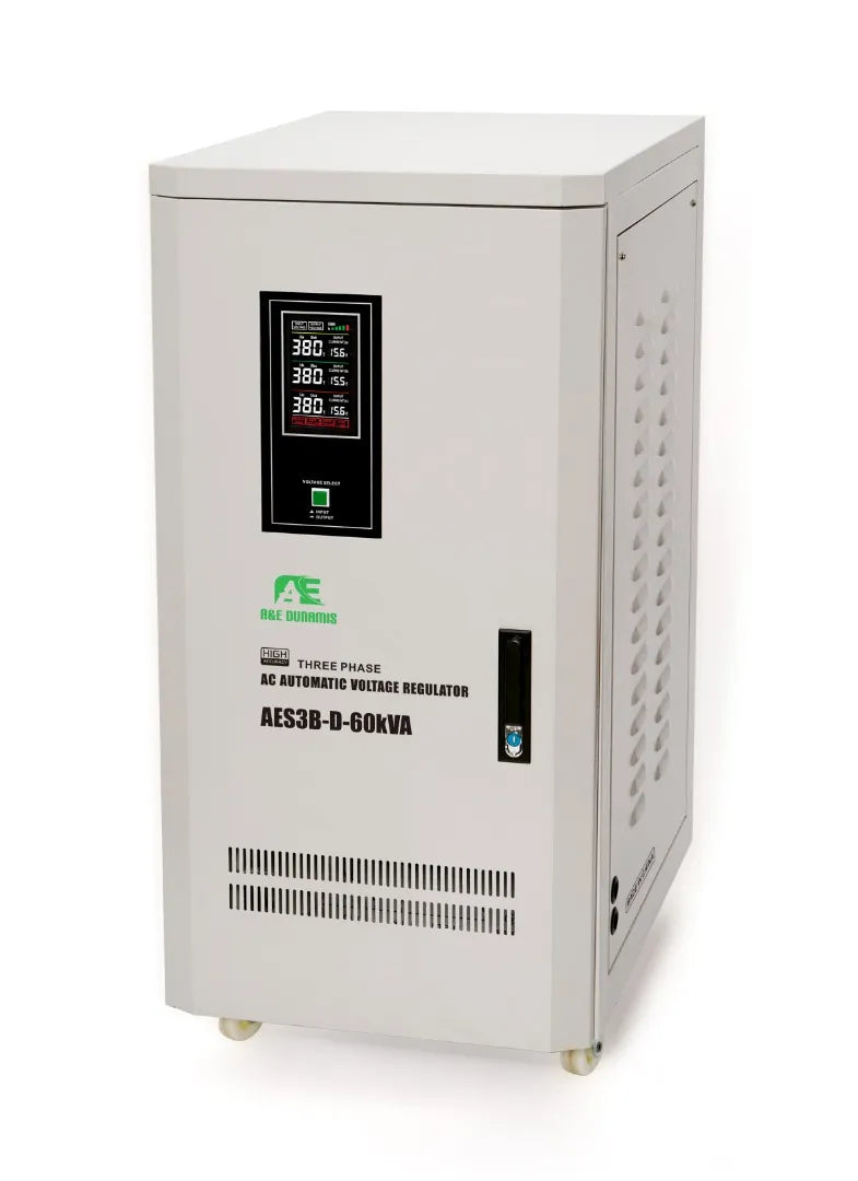 A&E DUNAMIS 60KVA Three-Phase Servo Voltage Stabilizer - AES3B-D-60KVA