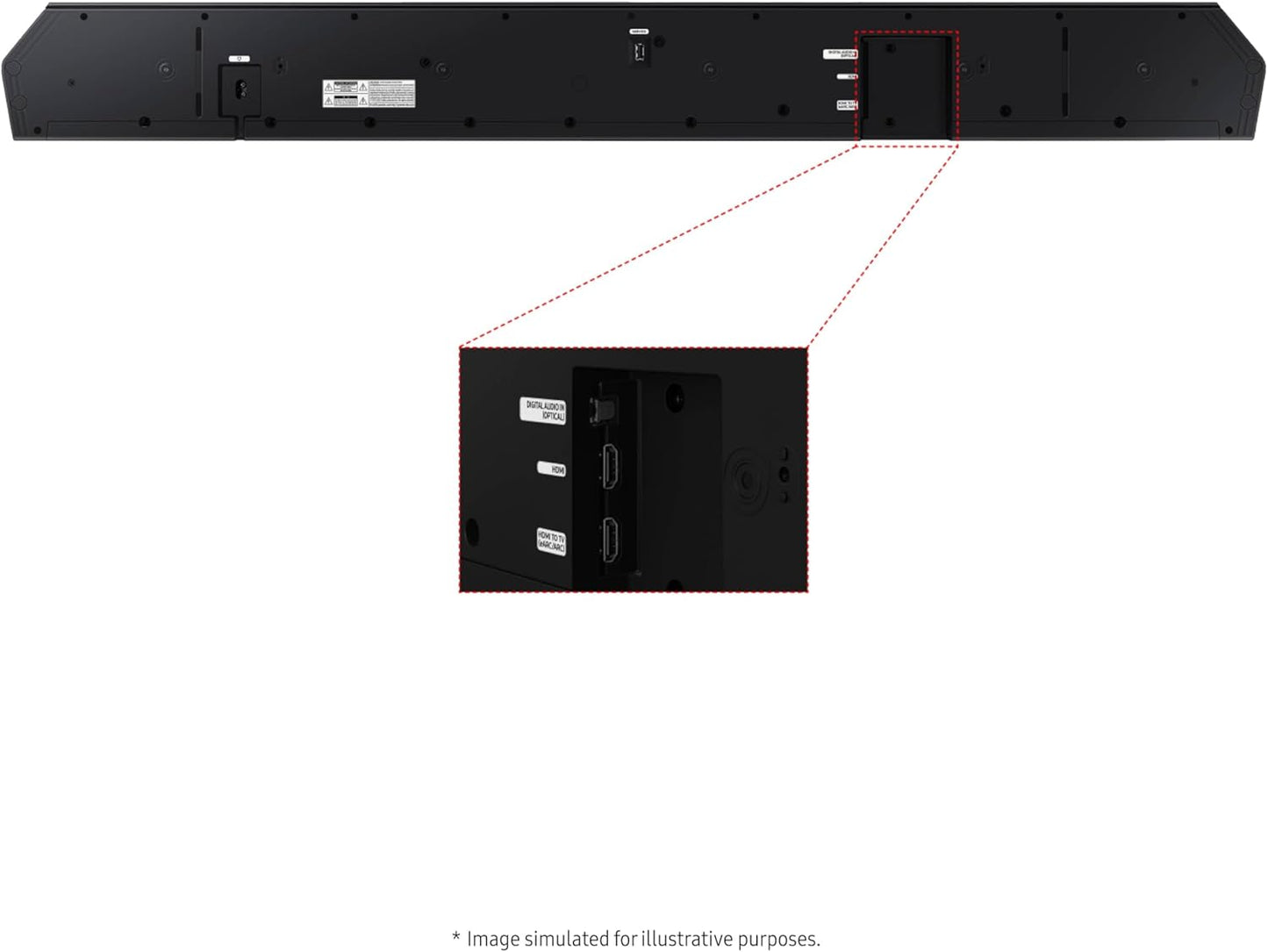 Samsung 5.1.2Ch Sound Bar Top side speakers 8 Subwoofer HW-Q800D/KE