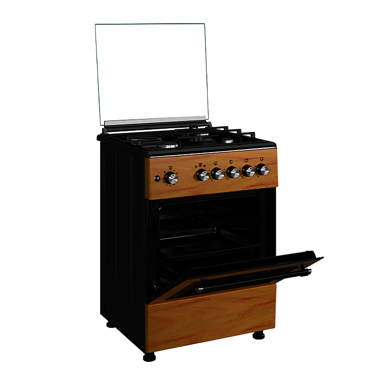 Maxi 60*60 (3+1) Burner Gas Cooker IGL Wood TR