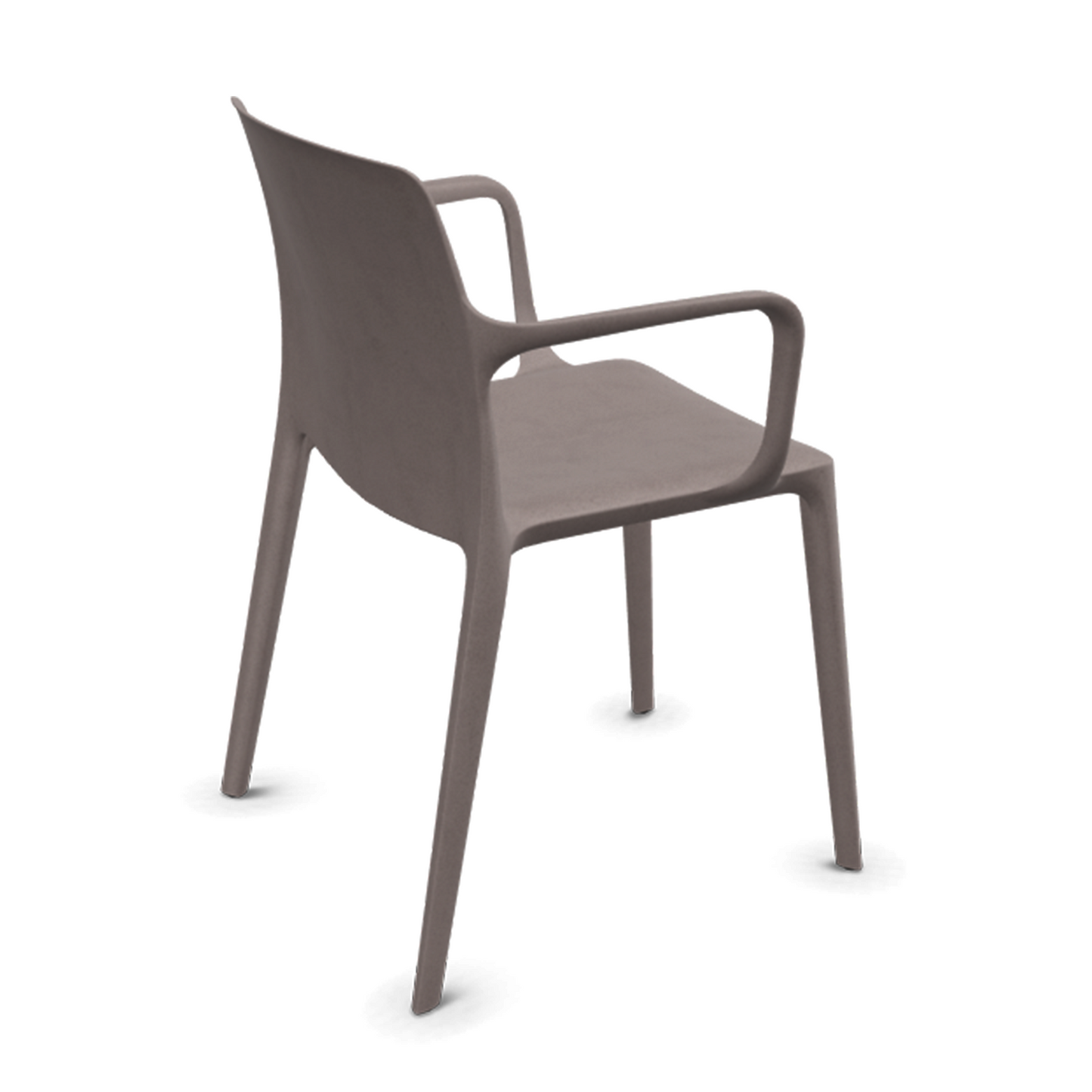 Actiu Fluit Chair with Arms Offwhite ACTFL16001044P21