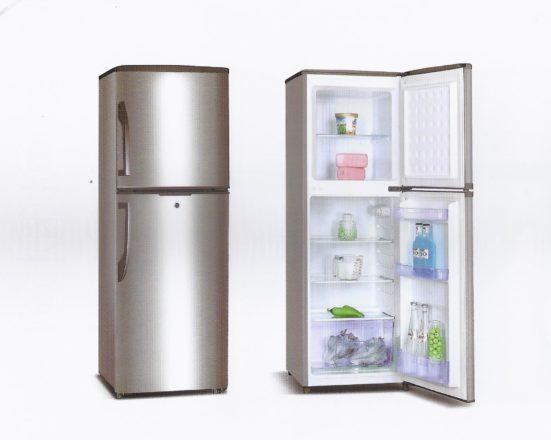 Skyrun  BCD-145A 145 Litres Double Door Top Mount Refrigerator INOX