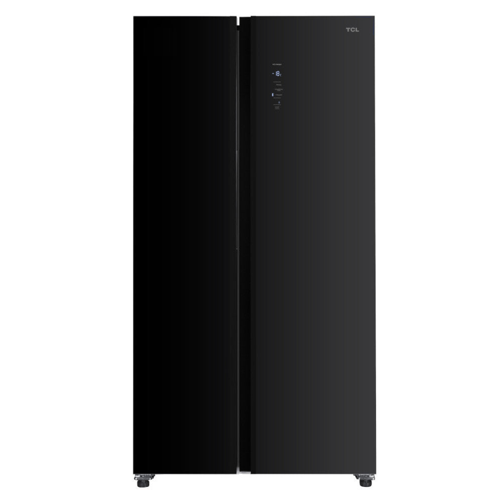 TCL 774L Side-by-Side Refrigerator Black Glass – No Frost, Inverter Cooling P774SBBG