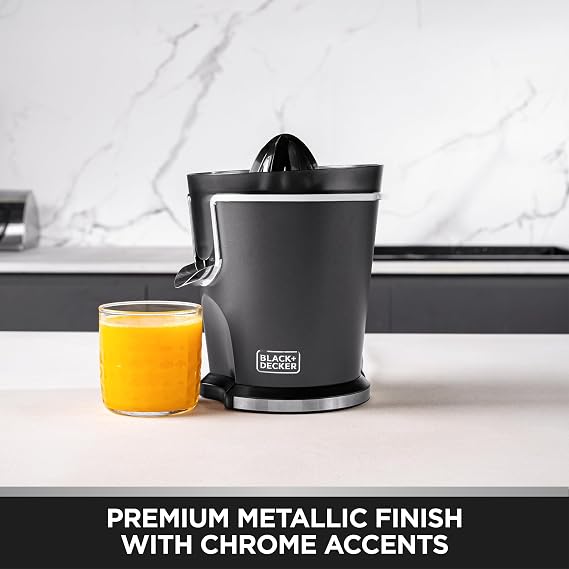 BLACK+DECKER Premium Stainless Steel Citrus Juicer SSCJ165-B5
