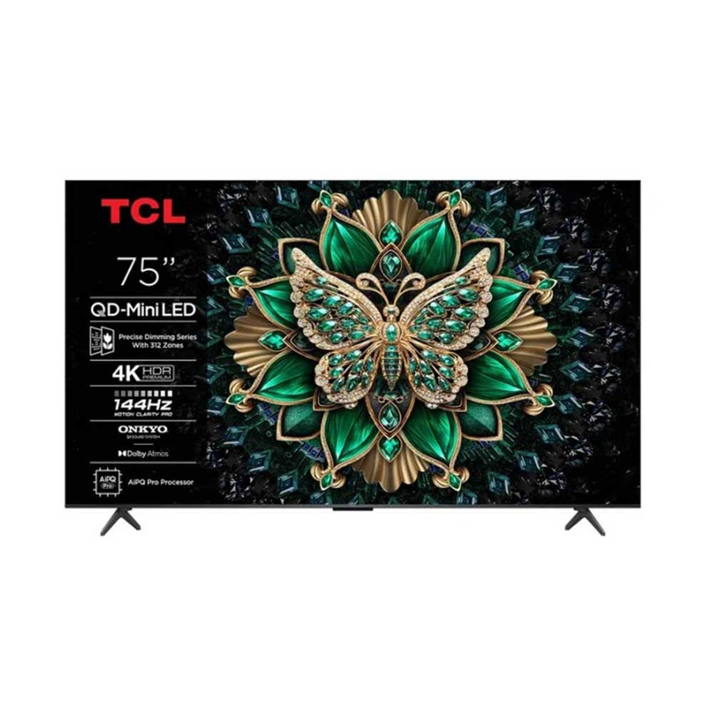TCL 75 INCHES QD-Mini LED 4K HDR GOOGLE TV 75C6KS