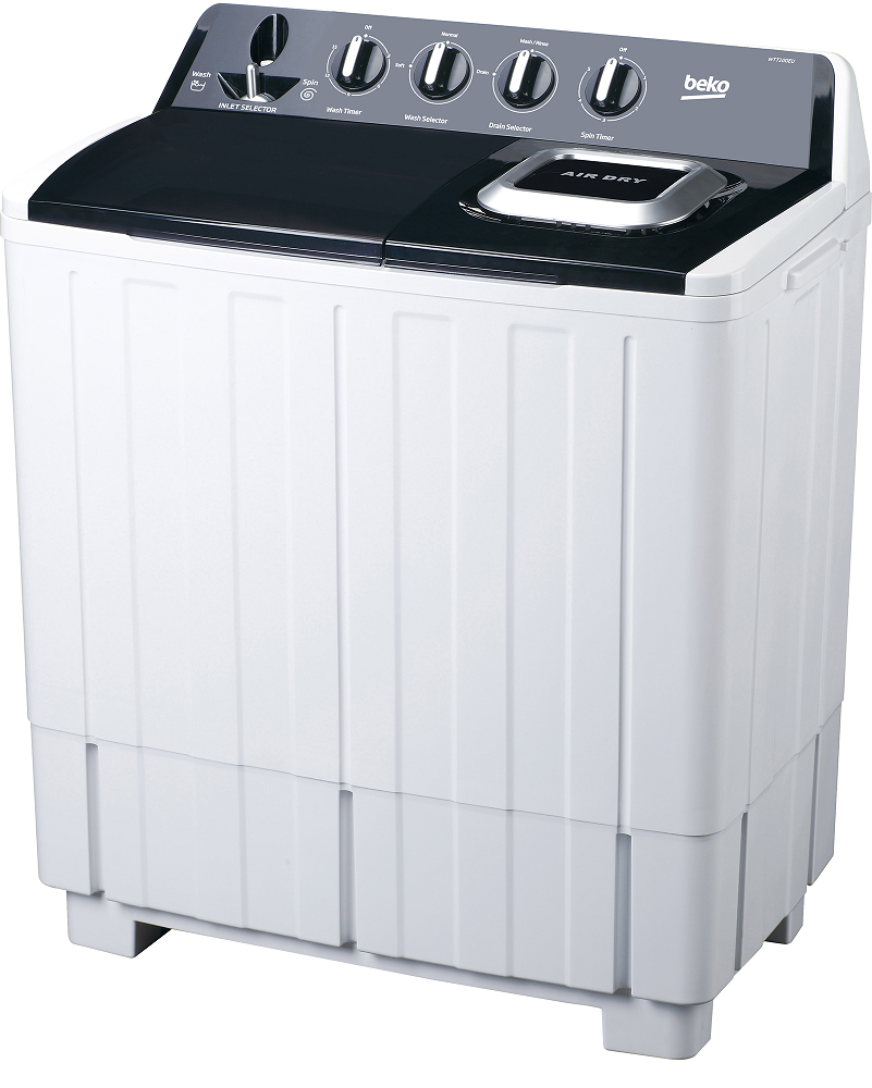 BEKO 13KG SEMI AUTOMATIC TWIN TUB WASHING MACHINE BTT130GH