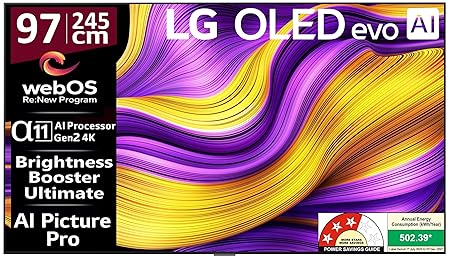 LG 97 Inches OLED G5 Series 4K Ultra HD Smart webOS OLED TV OLED 97G56LA