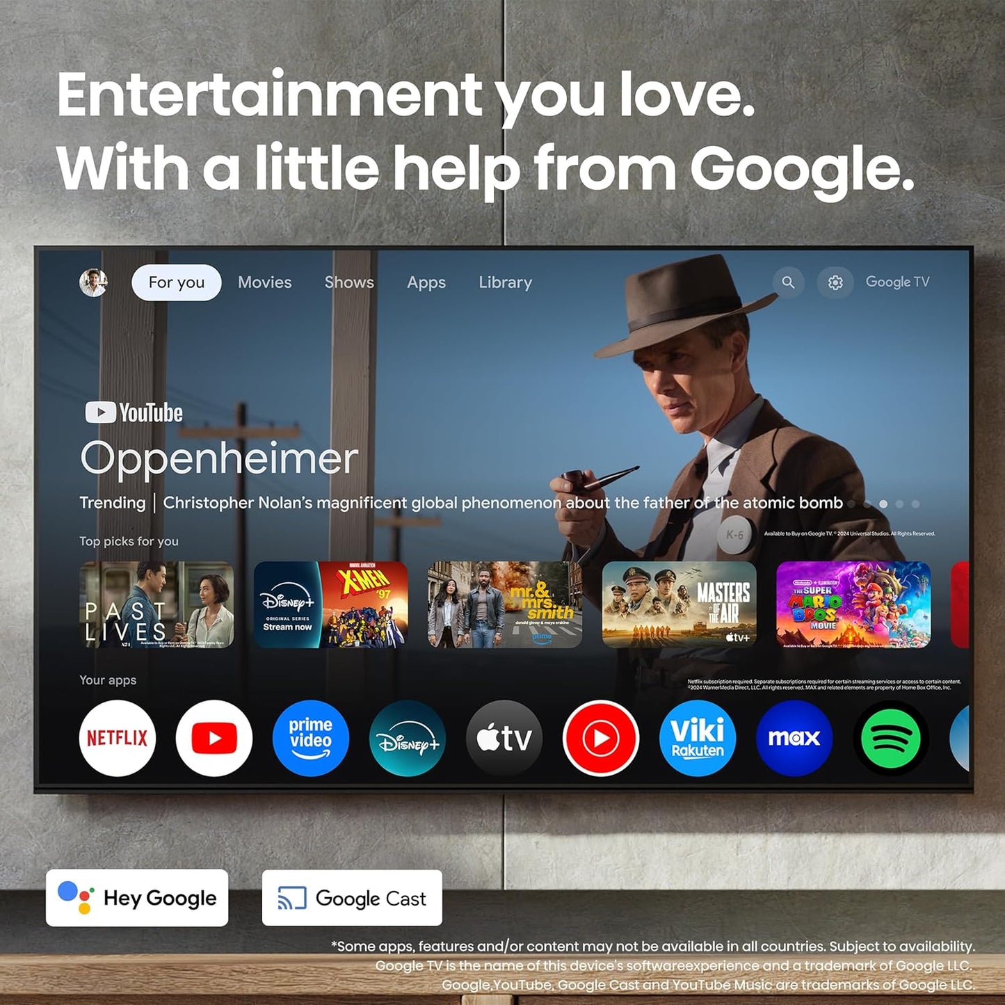 Hisense 116 Inch UX Series 4K Mini-LED ULED, Google TV 116UX Smart with Alexa compatibility,QLED, Hands Free voice Control with Built-in Subhoofer and Ultra viewing Angle