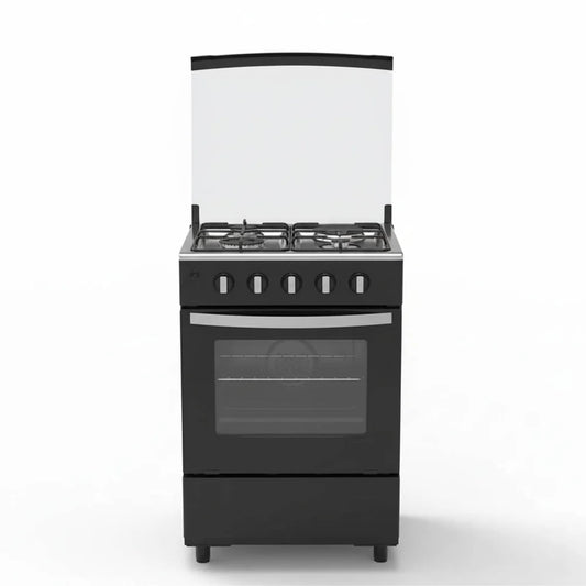 AEON 4 BURNER GAS COOKER 60X60 4G BLACK  AGC6040R