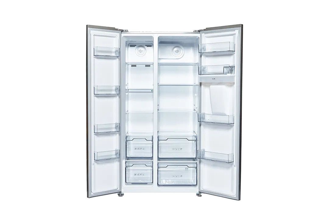 Admiral 660L No Frost Side-by-Side Refrigerator with Water Dispenser Silver, ADF660SS