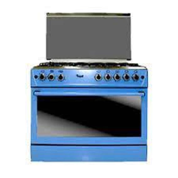 Royal 5 Gas Burner, 1 Tray + 1 Grid Standing gas cooker