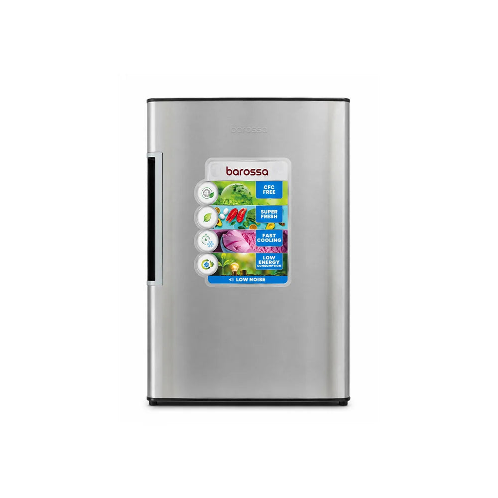 AEON Barossa 150L Single Door Refrigerator Inox Look BRS170SS