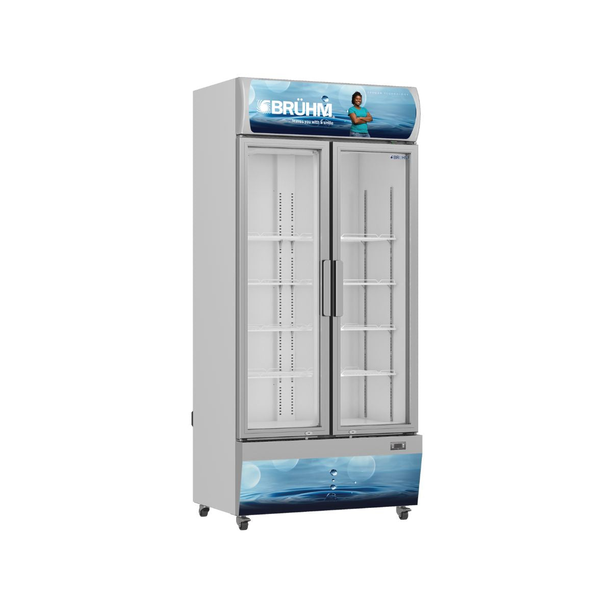 Bruhm 487L Double Door Beverage Cooler BBD-500E