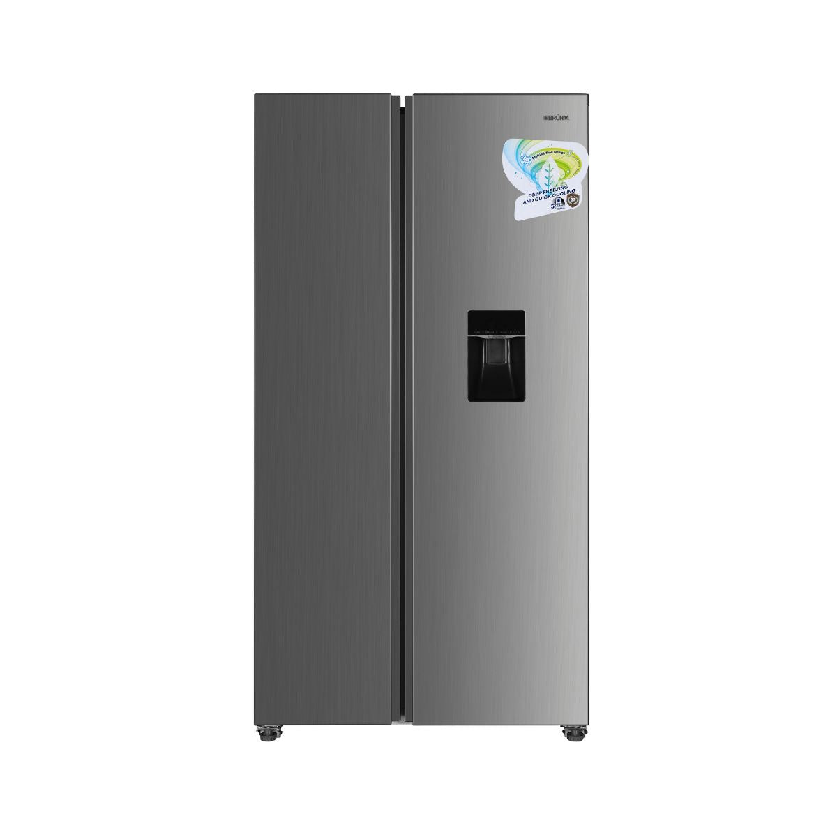 Bruhm 521 litres Side By Side Refrigerator REF BFX-529ENG