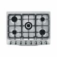 Bruhm 76x60 5 Burner Gas Cooker Stainless steel and double glass oven BGC-8650SS