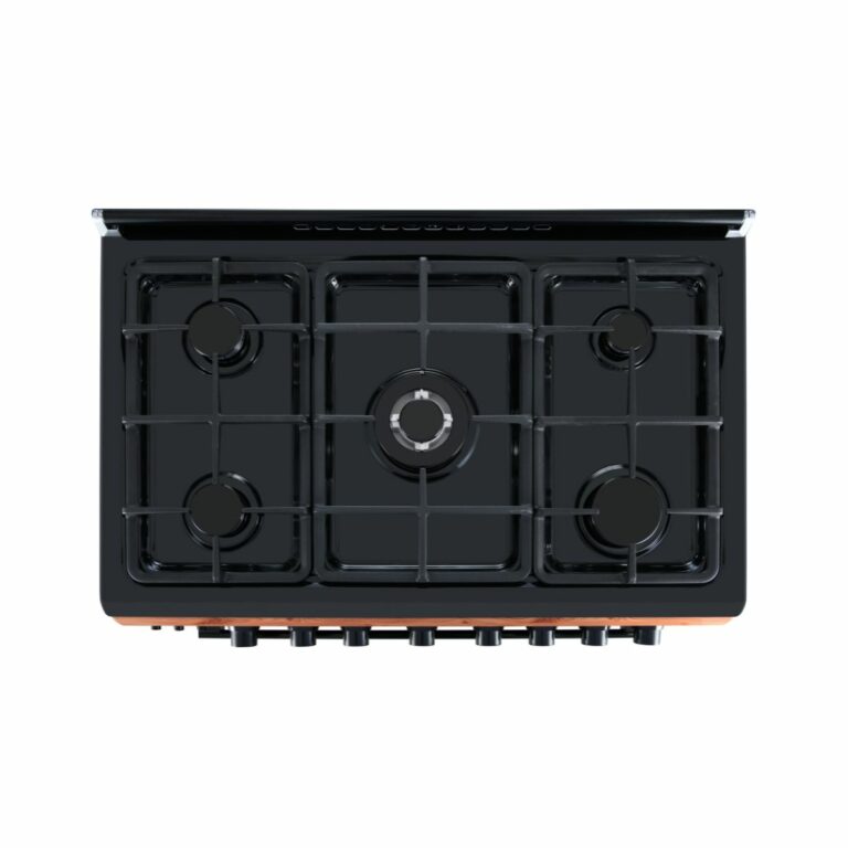 Bruhm 5 Gas Burner Standing Cooker BGC-9650IN - WOODEN  FINISH