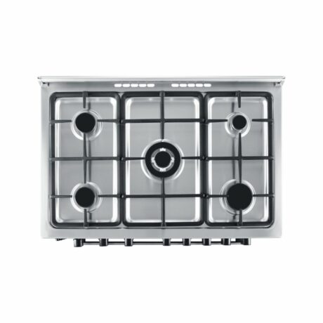Bruhm 90x60 5 Burner Gas Cooker Stainless steel and double glass oven BGC-9650SS