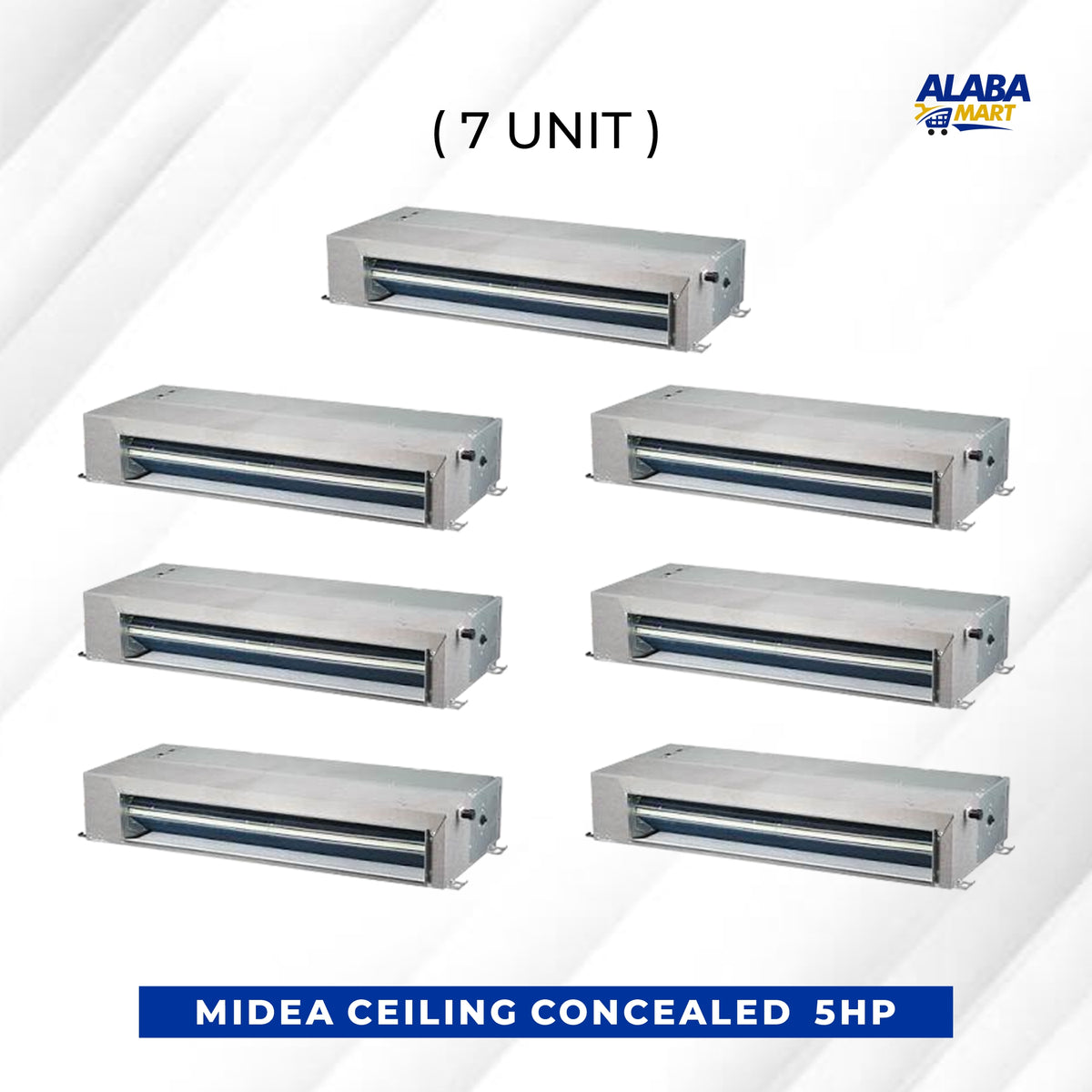 7 UNIT COMBO MIDEA 5HP INVERTER CEILING CONCEALED AIR CONDITIONER MTJ-48CWFN8 (COMMERCIAL DUCT). Save ₦403,200! 😱🛒 on this Deal