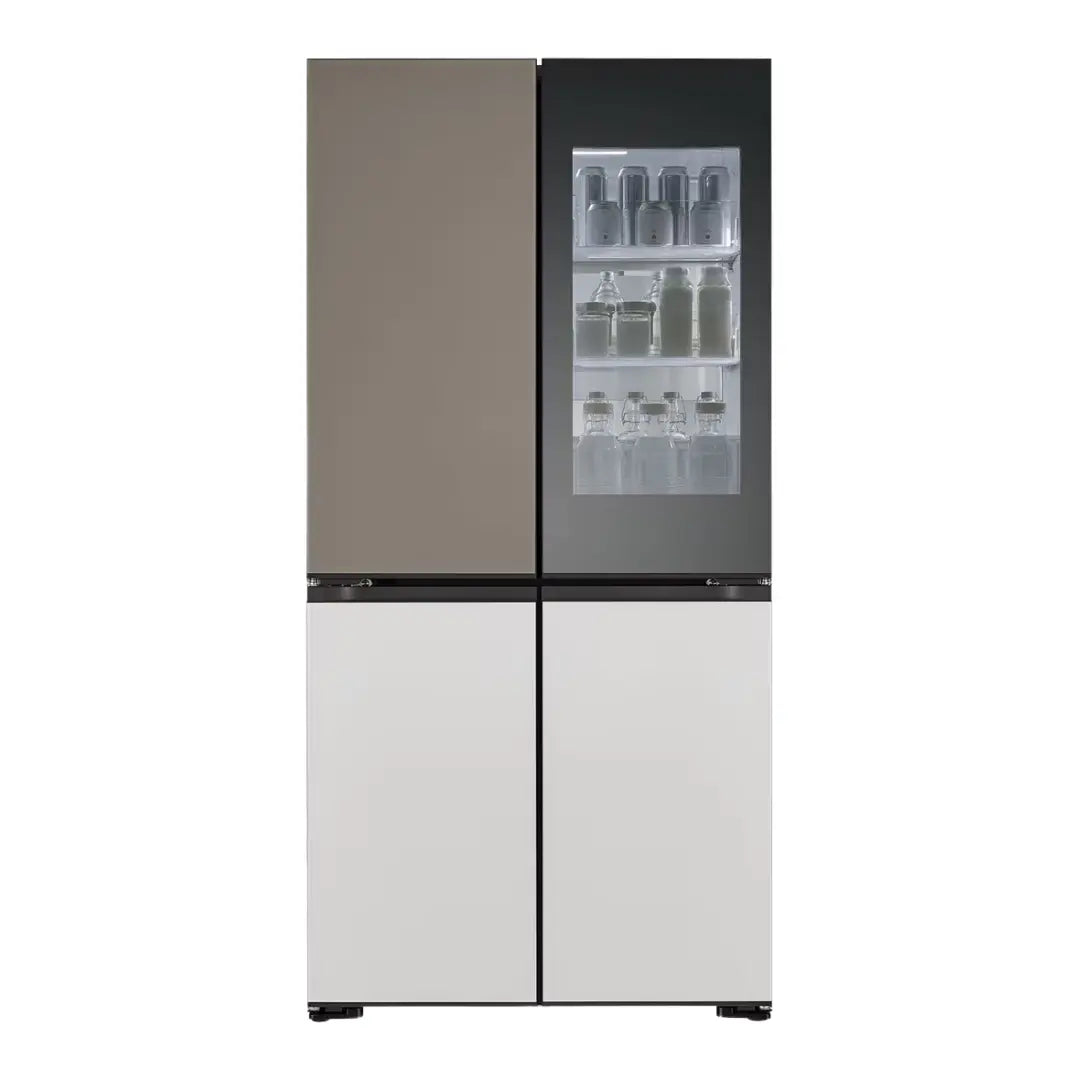 LG Cross Door Refrigerator 671L (GR-A24FDMMB) InstaView, MoodUP®, Objet Collection