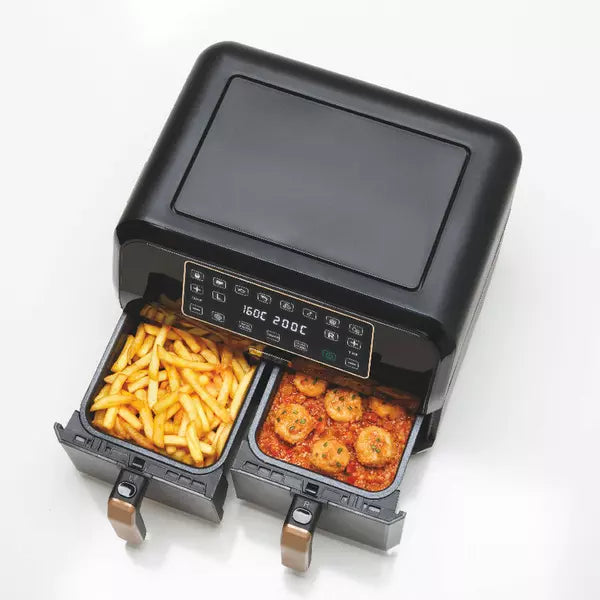 KENWOOD Dual Air Fryer 8L BKCOPPER  (HFP70.000BK)