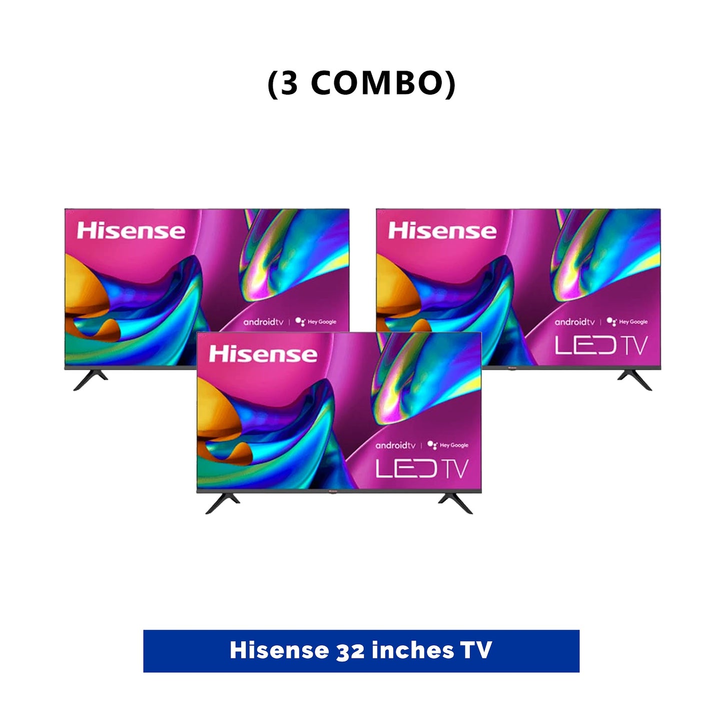 3 UNIT COMBO HISENSE 32 Inches LED SMART TV 32A4K with Free wall bracket Save ₦22,680! 😱🛒 on this Deal