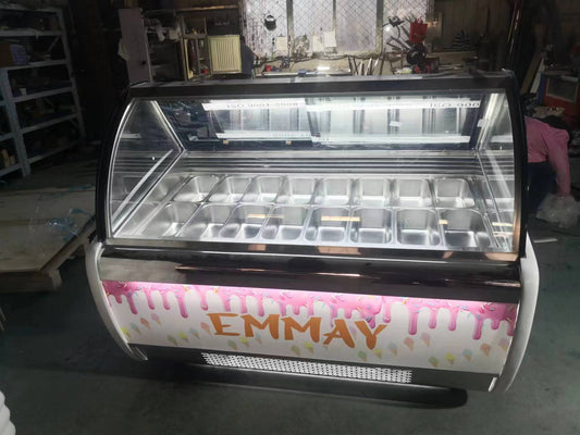 Linkrich Ice cream Showcase Freezer (16 Pans)
