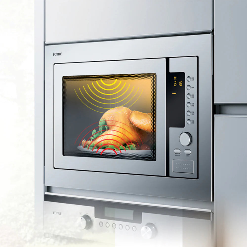 FOTILE MICROWAVE - BUILT IN 25L 1350W Grill 850W HW25800K-03BG