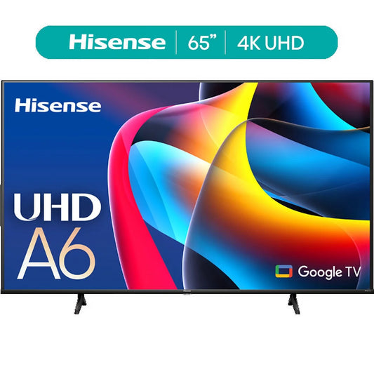 Hisense 65 Inch Class A6 Series 4K UHD Google Smart TV 65A6N