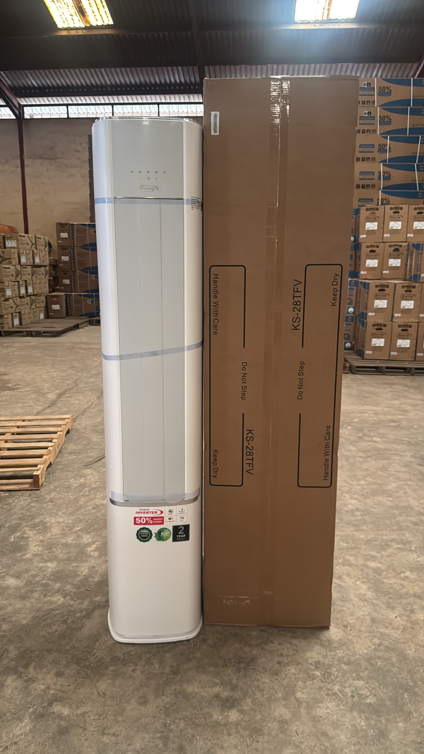 Kenstar 3hp inverter Floor Standing Air Conditioner KS-28TFV