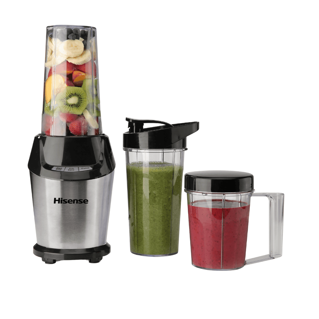 Hisense 1000W Blender with 3 Jugs | HISBLE1000BK-HBN