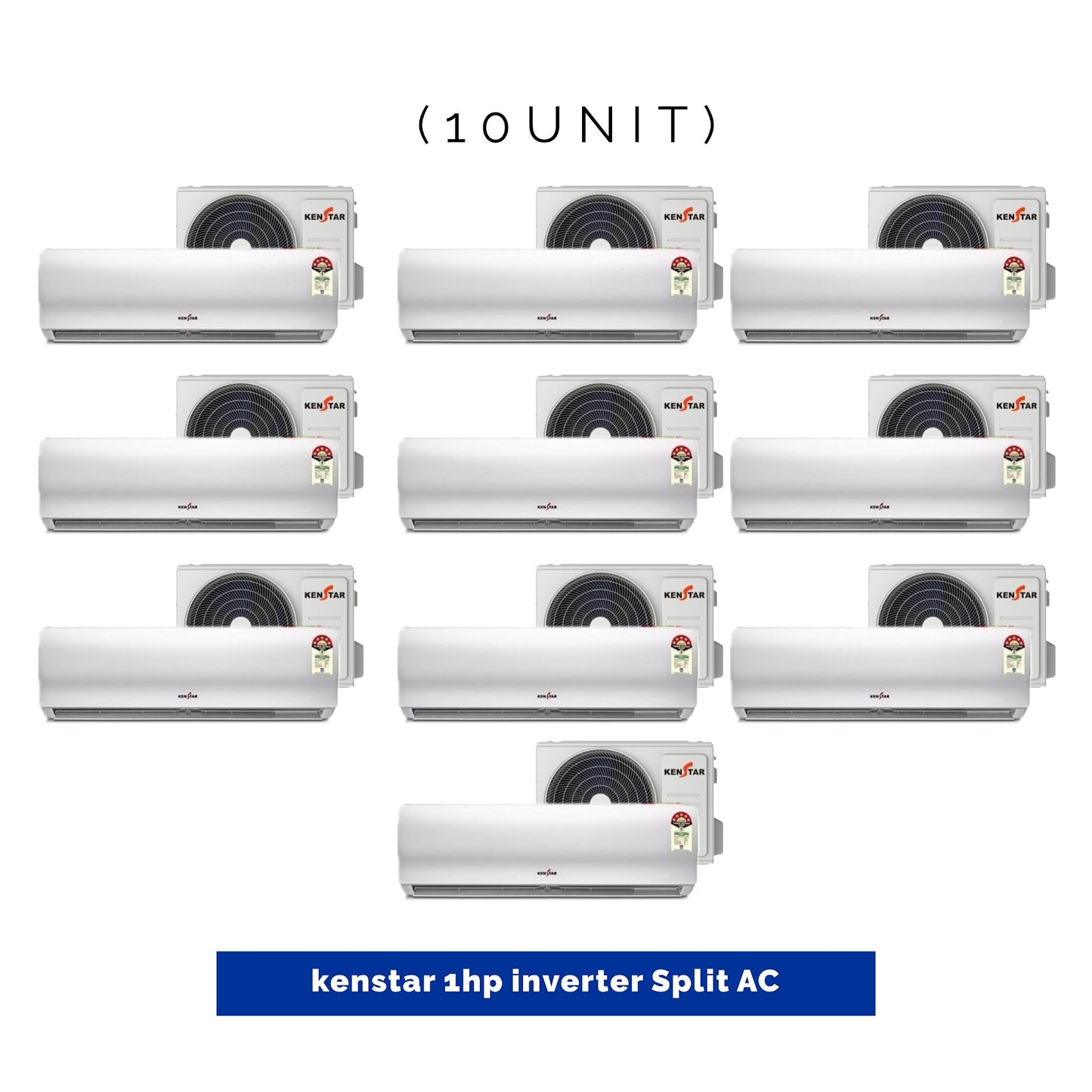 10 UNIT COMBO Kenstar 1hp Split Inverter Air Conditioner KS-9VJN/MNV.Save ₦236,400! 😱🛒 on this Deal