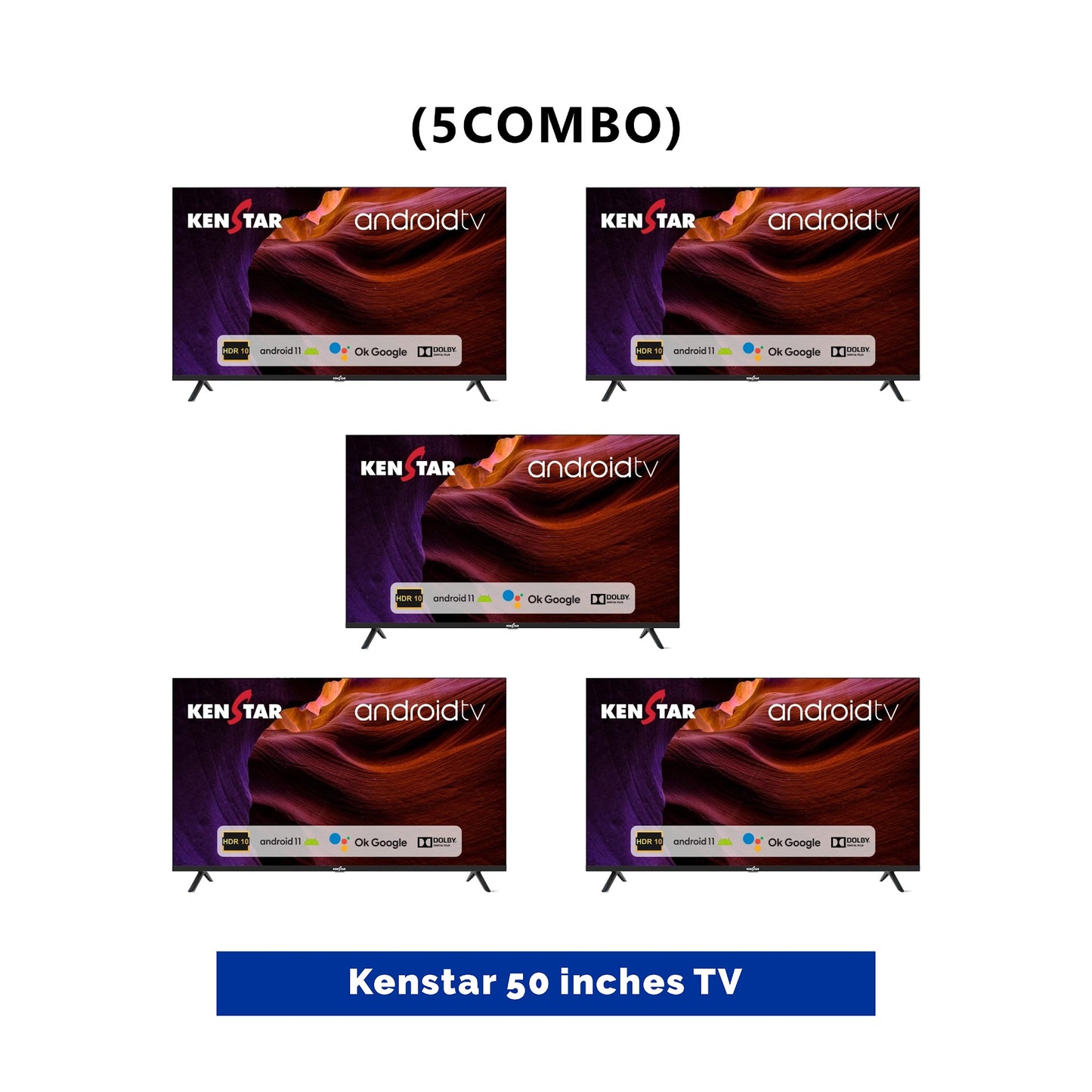 5 UNIT COMBO Kenstar 50 Inches Smart Tv KS-TV50UV5000A - Powered by VIDAA Save ₦74,000! 😱🛒 on this Deal