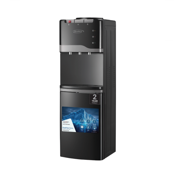 Kenstar 3-Tap Top-Loading Water Dispenser with Storage Cabinet - KS-WD3120TCB